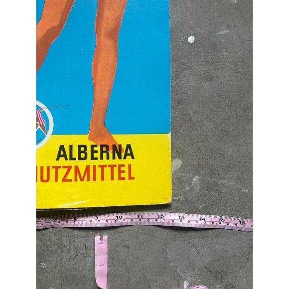 1960s retro sign, advertising, mod, retro, German, Berlin, beauty, bikini - Picture 2 of 13